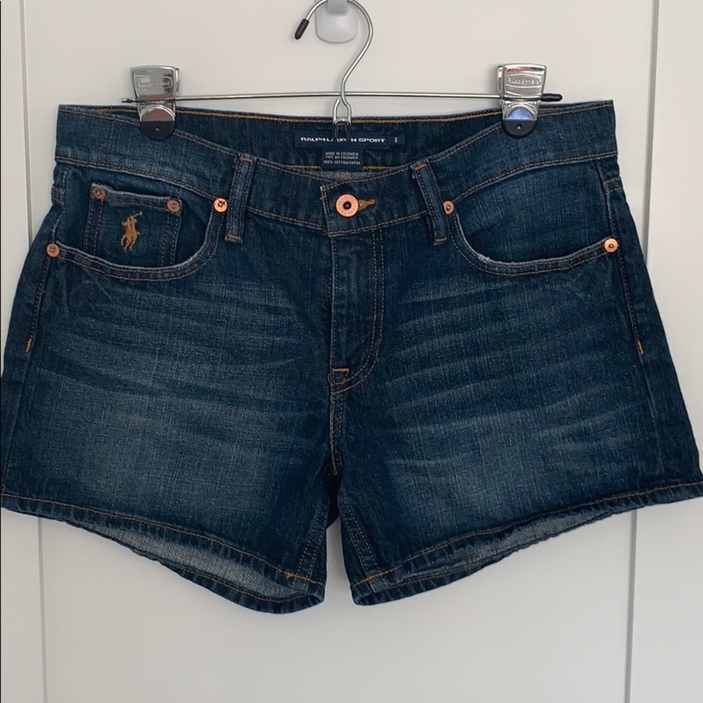 EUC Ralph Lauren Sport Denim Shorts Size 6